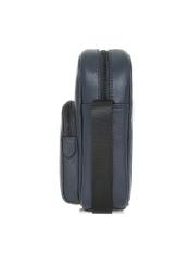 Navy blue leather men's bag TORMS-0017D-69(W25)-03