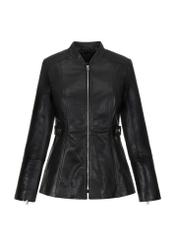 Women's waisted leather jacket KURDS-0424-5491(Z23)-04