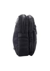 Black men's cosmetic bag TORMN-0429-99(Z26), side view of the product on a white background.