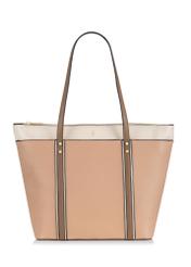 Two-color women's shopper bag TOREC-0780-15(W23)-01