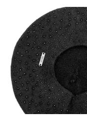 Black women's beret CZADT-0167A-99(Z25)