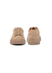 Men's leather shoes in cool beige color BUTYM-0503A-1K(W26), front and back view of the product on a white background.