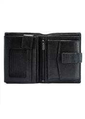 Black leather men's wallet PORMS-0650-99(W25)