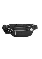 Black croco women's waist bag TOREC-1338-9G(Z26), front product view on white background.