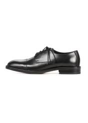 Black leather men's shoes BUTYM-0512-99(Z25), side view of the product on a white background.