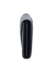 Black small women's wallet PORES-1017-9I(Z26), side product view on white background.