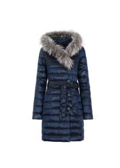 Granatowa puchowa kurtka damska KURDT-0131-69(Z20)-02