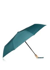 Składany parasol damski w kolorze zielonym PARSD-0034-54(W23)-01