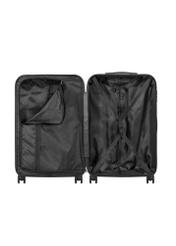 Large suitcase on wheels WALPC-0012-5E-28(W26), product view inside on white background.
