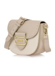 Women's small beige postbag TOREC-0880-81(W24)-02