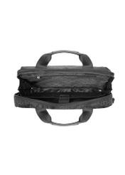 Black women's bag with monogram TOREN-0299-99(W25), product view inside on white background.