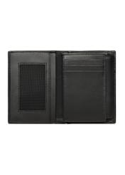 Black large leather men's wallet PORMS-0662-99(Z25)