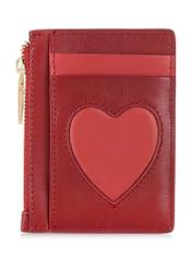 Women's small red leather wallet PORES-0865-40(Z23)-03