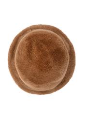 Women's cap in camel color CZADF-0045-24(Z24)-02