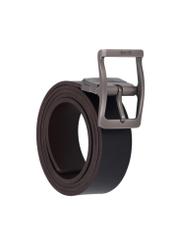 PASMS-0290-99(Z26) men's double-sided leather belt, diagonal product view on white background.