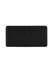 Black large wallet with decorative handle POREC-0417-99(Z25)