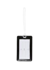 Black luggage tag with monogram AW-005-0004-98(W24)-03