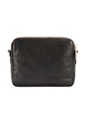 Women's leather shoulder bag TORES-1163-99(Z25), product view from the back on a white background.