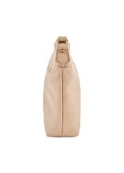 Beige leather women's shoulder bag TORES-0896D-81(Z25)