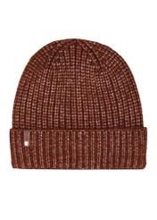 Brown women's wool blend hat CZADT-0208-1H(Z26), front product view on white background.