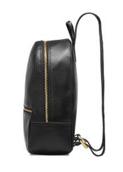 Black leather women's backpack TORES-0898C-99(W25)-03