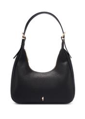 Black small women's handbag TOREC-1239-99(W26) - front product view, on white background.