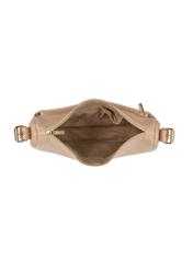 Beige women's saddle bag TOREC-0814-80(W23)-05