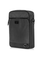 Large black men's messenger bag TORMN-0314A-99(Z24)-02