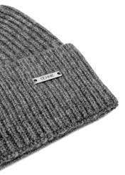 Gray wool men's hat CZAMT-0085-96(Z25), close-up of the product detail on a white background.