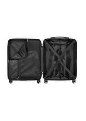 Small suitcase on wheels WALAB-0083-99-19(W26) - product view from above, on a white background.