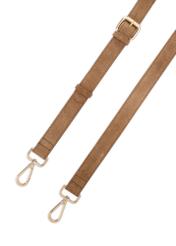 Beige suede handbag TORES-1191-1B(W26)