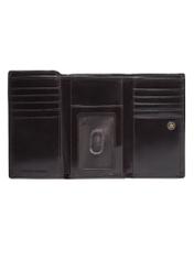 Burgundy Leather Women's Wallet PL-128-4D(KS)