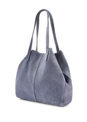 Dark blue leather women's handbag TORES-1252-7C(W26), diagonal product view on a white background.