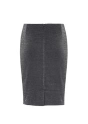 Metallic gray pencil skirt SPCDT-0021-96(Z18)-02