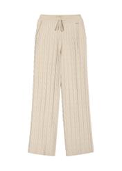 Light beige women's trousers SPODT-0131-1A(Z26), front product view on a light background.