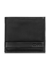 Black folding men's wallet PORMN-0018-99(Z23)-01