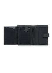 Black leather men's wallet PORMS-0543-99(W23)-04