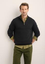 Black men's sweater SWEMT-0174-99(Z26)
