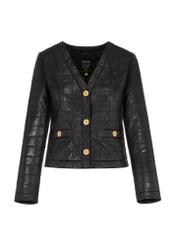 Quilted leather jacket for women KURDS-0417-1036(W23)-05