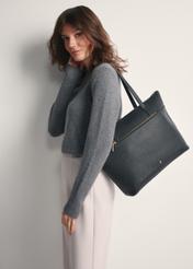 Black large women's handbag TOREC-1053-99(Z25)