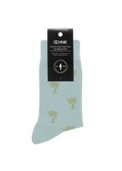 Men's long pattern socks SKAMT-0172-63(W23)-02