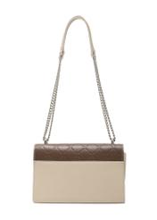 Women's messenger bag with chain TOREC-0984A-15(Z25), back view of the product on a white background.