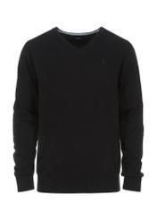 Black men's heart-shaped sweater SWEMT-0136-99(Z23)-03