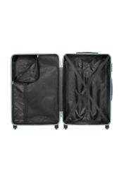 Large suitcase on wheels WALAB-0081-8F-28(W26), product view inside on white background.