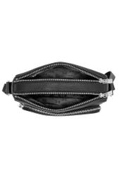 Black leather shoulder bag TORES-0983-99(Z24)-05