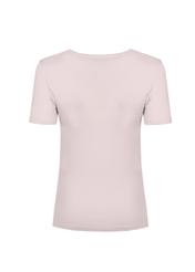 Morelowy T-shirt damski z wilgą TSHDT-0025-31(W19)-02