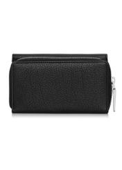 Large black leather women's wallet PORES-0801P-99(Z24)-06