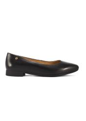 Black leather ballerinas BUTYD-1049B-99(W26)