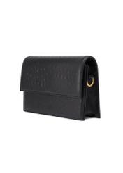 Black women's messenger bag TORES-1390-9P(Z26) - diagonal product view, on a white background.