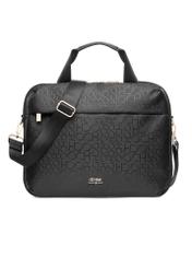 Black women's monogram bag TOREN-0299-99(W25), front product view on white background.